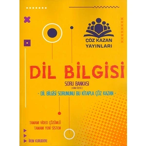 Çöz Kazan Yayınları Dil Bilgisi Soru Bankası Çöz Kazan Yayınları