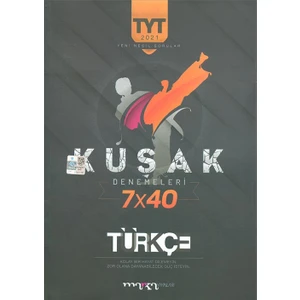 Marka Yayınları 2021 TYT Türkçe Kolaydan Zora 7X40 Kuşak Deneme Marka Yayınları