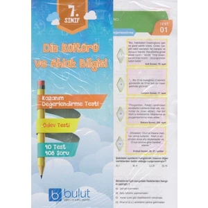 7.sınıf Din Kültürü ve Ahlak Bilgisi Yaprak Test