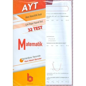 Basamak Yayınları Ayt Matematik Çek Kopar Yaprak Test Basamak Yayınları