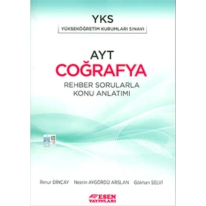 Esen Yayınları Esen Ayt Coğrafya Rehber Sorularla Konu Anlatımı