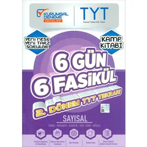 KD Yayınları Kurumsal Deneme 2021 Tyt Sayısal 6 Gün 6 Fasikül Yarıyıl Genel Tekrar Kamp Kitabı