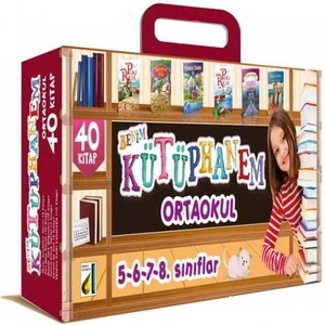 Benim Kütüphanem Ortaokul 5 6 7 8 Sınıflar 40 Kitap Set -