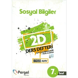 Pergel Yayınları 7.sınıf Sosyal Bilgiler 2d Ders Defteri Ev Çalışmaları Pergel Yayınları