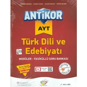 Antikor Yayınları Ayt Türk Dili Ve Edebiyatı Soru Bankası