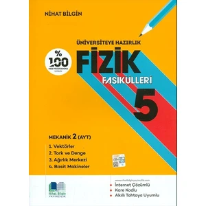 Nihat Bilgin Yayıncılık Ayt Fizik Fasikülleri - Mekanik Nihat Bilgin