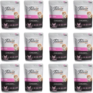 Tahılsız Tavuklu Yavru Kedi Yaş Maması 85 gr x 12
