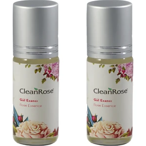 Clean Rose Gül Esansı Katkısız 2 Adet 5ml+5 ml