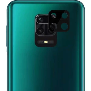 Xiaomi Redmi Note 9 Pro Kamera Lens Koruma Camı V2 Siyah