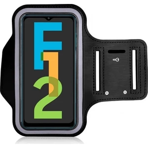 Samsung Galaxy F12 Kılıf Kol Bandı Spor Koşu Bisiklet Fitness Telefon Kılıfı  6.5"