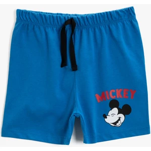 Mickey Mouse Şort Lisanslı Pamuklu