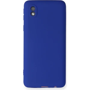 Samsung Galaxy A01 Core Kılıf Yumuşak Dokulu Silikon - Lacivert
