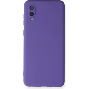 Samsung Galaxy A02 Kılıf Nano Içi Kadife Silikon - Mor