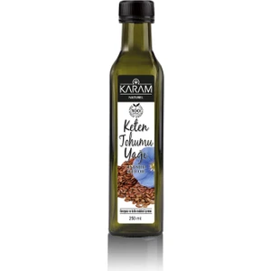 Karam Naturel Keten Tohumu Yağı 250 ml