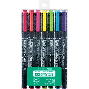 Optex Care Çift Taraflı Fosforlu Kalem 7'li Set