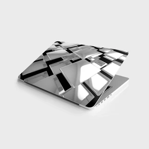 Sticker Art Laptop Sticker Notebook Pc Kaplama Etiketi 3D Kareler