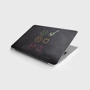 Sticker Art Laptop Sticker Notebook Pc Kaplama Etiketi Smiley