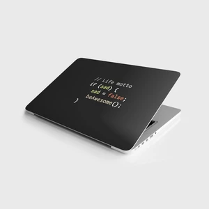 Sticker Art Laptop Sticker Notebook Pc Kaplama Etiketi Life Motto