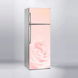 Sticker Art Buzdolabı Sticker Kaplama Dolap Kaplama Etiketi Pembe Gül
