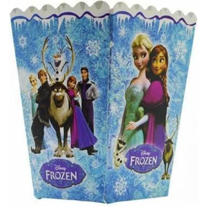 Baloncu Party Dünyası Frozen Elsa Popcorn Mısır Kutusu 10'lu