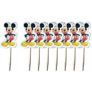 Baloncu Party Dünyası Mickey Mouse Temalı Kürdan 20'li Paket