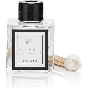 50 ml  Kare Şişe Black Vanilya Bambu Çubuklu Oda Kokusu 