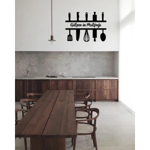 Atalya Reklam Kişiye Özel Mutfak Yazısı Sticker