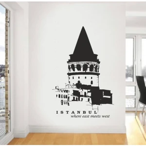 Atalya Reklam Galata Kulesi Sticker ( 115X70 cm )