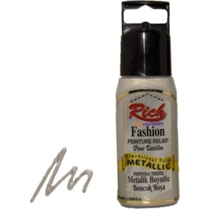 Funny Kids 60CC Metalik Gümüş Boyutlu Boncuk BOYA4352