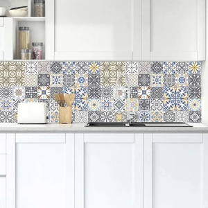 Sticker Art Mutfak Tezgah Arası Folyo Fayans Kaplama Folyosu Fayans Desen
