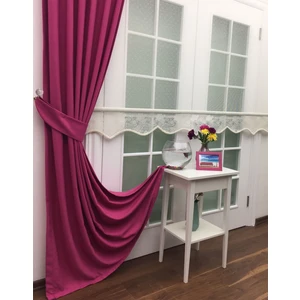 Evdepo Home Mor Normal Pileli Fon Perde 70 x 270 cm