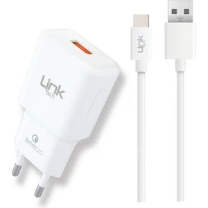 Linktech T443 Strong 12W Şarj Cihazı ve Type-C Şarj Kablosu