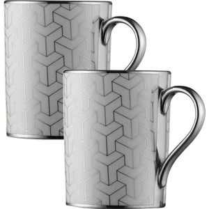 Kütahya Porselen 2'li Kaplama Mug Platin Friesland