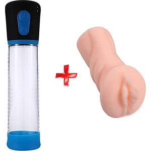 Powerup Men Tam Otomatik Penis Vakum Pompası + Vajina Mastürbatör