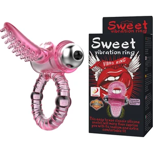 Sweet 10 Titreşimli Penis Halkası Klitoral Mastürbatör Vibratör