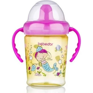 Sert Uçlu Kulplu Alıştırma Bardağı 6+ Ay 270 ml Pembe