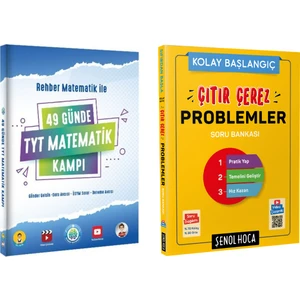 Tonguç Akademi Rehber Matematik Ile 49 Günde TYT Matematik Kampı ve Çıtır Çerez Problemler Soru Bankası Set