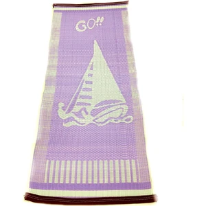 Plaj Hasırı Plastik Kilim Lila Renk 60X150CM