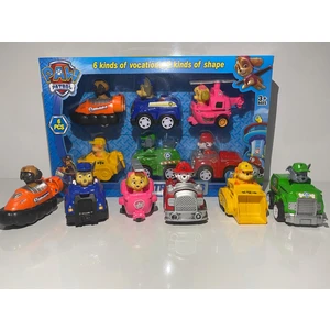 Dogs Mini Paw Patrol Köpekler, 6 Figür ve Çek Bırak Araçları