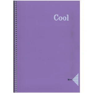 Keskin Color A4 Defter 96 Yaprak Çizgili Spiralli Pp. Kapak Cool Mor