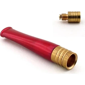 Extra Slim Ince Kırmızı Metal Filtreli Ağızlık