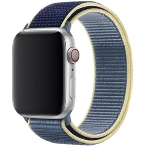 Bilişim Aksesuar Apple Watch Uyumlu Serisi 1/2/3/4/5/6 Se Spor Loop Dokuma Hasır Kordon 38 mm - 40 mm