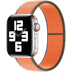 Bilişim Aksesuar Apple Watch Uyumlu Serisi 1/2/3/4/5/6 Se Spor Loop Dokuma Hasır Kordon 38 mm - 40 mm