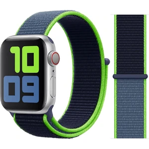 Bilişim Aksesuar Apple Watch Uyumlu Serisi 1/2/3/4/5/6 Se Spor Loop Dokuma Hasır Kordon 38 mm - 40 mm