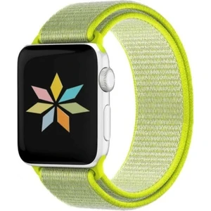Bilişim Aksesuar Apple Watch Uyumlu Serisi 1/2/3/4/5/6 Se Spor Loop Dokuma Hasır Kordon 42 mm - 44 mm