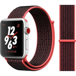 Bilişim Aksesuar Apple Watch Uyumlu Serisi 1/2/3/4/5/6 Se Spor Loop Dokuma Hasır Kordon 42 mm - 44 mm