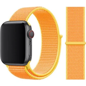 Bilişim Aksesuar Apple Watch Uyumlu Serisi 1/2/3/4/5/6 Se Spor Loop Dokuma Hasır Kordon 42 mm - 44 mm