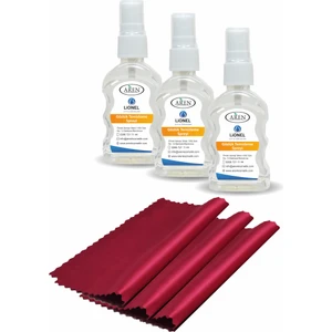 Gözlük Temizleme Solüsyonu 3 Adet + 3 Adet Mikrofiber Bez