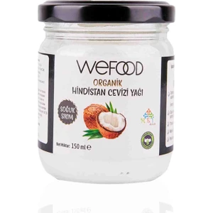 Organik Hindistan Cevizi Yağı Soğuk Sıkım 150 ml