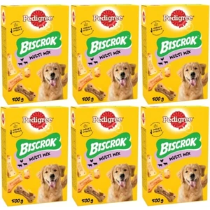 Biscrok Multi Mix Köpek Ödül Bisküvisi 500 gr x 6 Adet